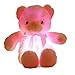 Creative Light Up LED Inductive Teddy Bear Stuffed Animals Plush Toy Colorful Glowing Teddy Bear, 20- Inch(Yellow)
