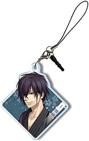 Amazon Co Jp 薄桜鬼 真改 月影ノ抄 薄桜鬼 真改 銀星ノ抄 アクリルイヤホンジャックアクセサリー デザイン03 斎藤一 ホビー 通販