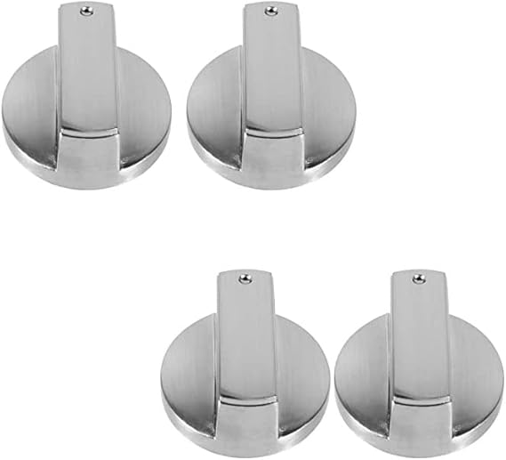 Gas Cooker Oven Stove Knob Control Rotary, 4Pcs Round Gas Stove Knob