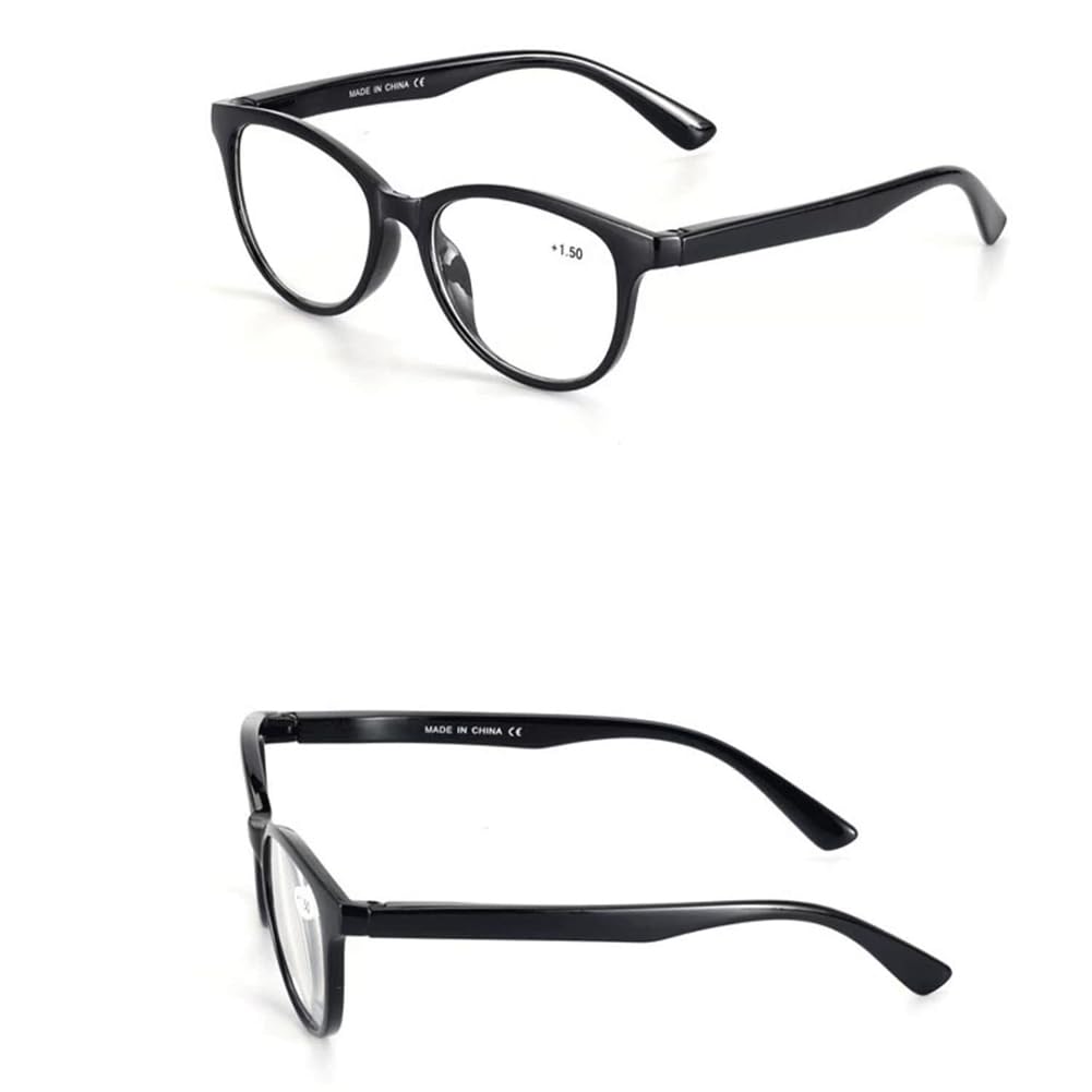 JIETIAN Gafas Inteligentes fotocromáticas para presbicia con Montura Retro Ultraligera y Lente HD para Lectura en Exteriores Estilo Ojo de Gato para Mujer+0,5 a +4,0,C1,+2.75