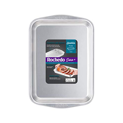 Assadeira Retangular Rochedo F3 Dura+ Polida