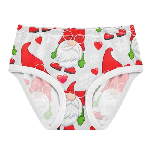 Cotton Girls Underwear Toddlers Cute Cartoon Gnome Red Hat Panties for Girl Colorful Briefs Girls Undies 2t