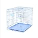 Carlson Blue Secure and Compact Single Door Metal Dog Crate, Small