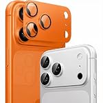 TORRAS – TORRAS für iPhone 17 Pro Kameraschutz 9H+ Härte HD-Klare,Ora