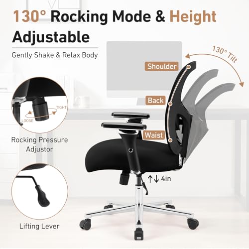 Dumos 9011-126BKSU Ergonomic Home Office Desk Chair thumb #4