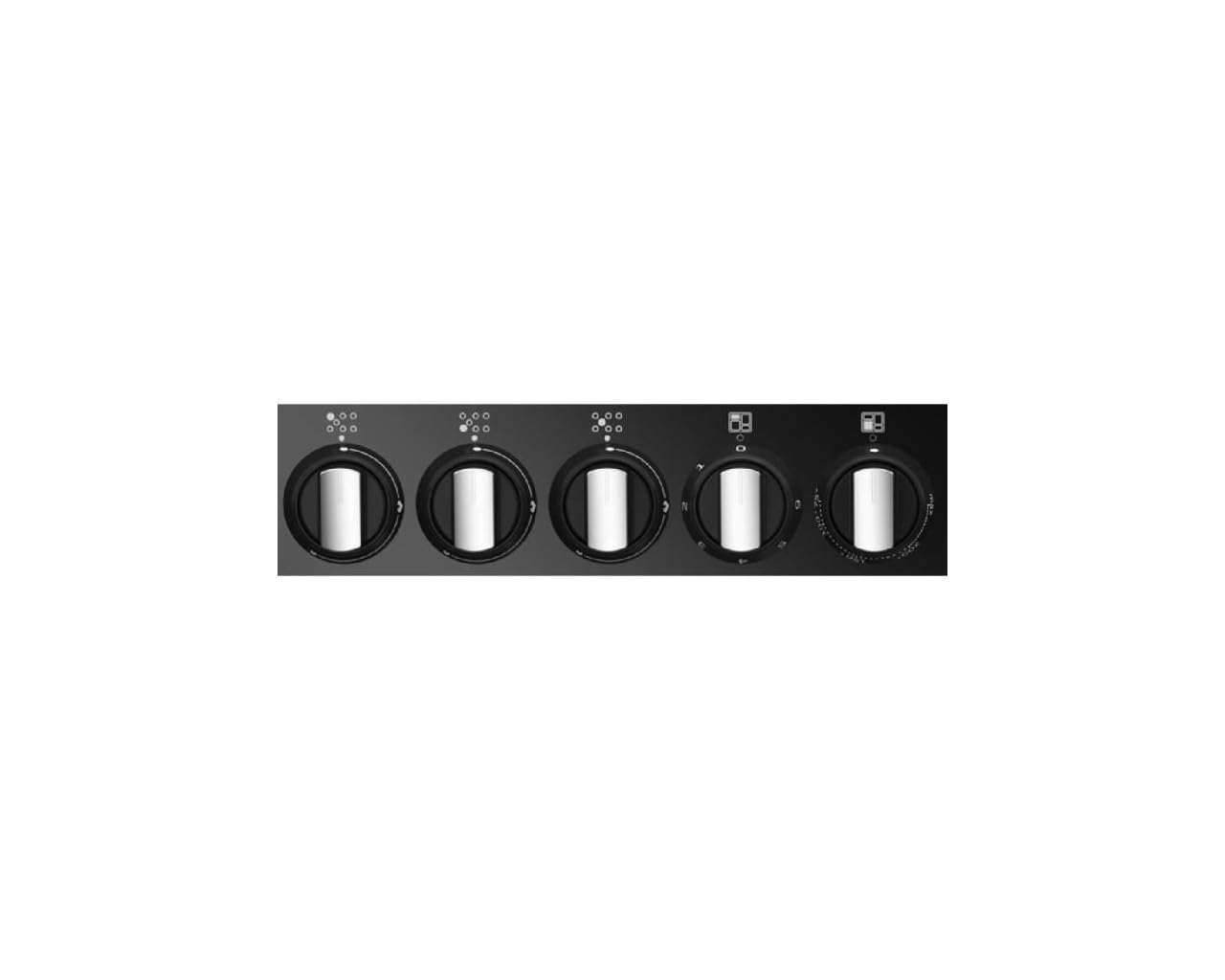 Cuisiniere Piano de cuisson électrique BEKO - 6 gaz + 1 wok - 100 cm - PF335325DB