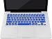 MOSISO Silicone Keyboard Cover Compatible with MacBook Air 13 inch A1466 A1369 2010-2017&Compatible with MacBook Pro 13/15 inch (with/Without Retina Display, 2015 or Older Version), Royal Blue