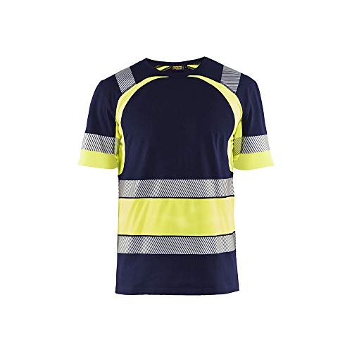 Camiseta de alta visibilidad Blaklader reflectante azul marino talla XS laboral
