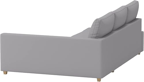 Miniatura 5 de Funda de repuesto de lino de poliéster duradero para sofá cama Friheten, compatible con sofá cama Friheten de IKEA, esquina o funda seccional. Solo