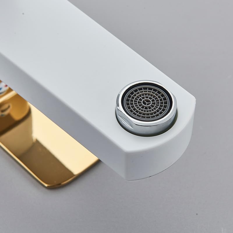 Grifo de lavabo digital: adiós a las quemaduras con control LED y botón táctil 4