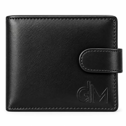 Carteira Masculina Couro Legítimo Slim com Fecho Porta Cartões