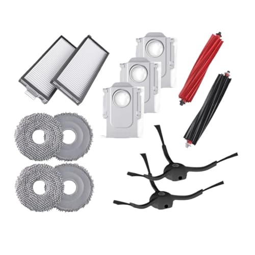 Robot Vacuum Cleaner Parts Optional,Compatible for Roborock Q Revo Master Accessory of Washable Filter Main/Side Brush Mop Dust Bag(Washable Filter 2PC)