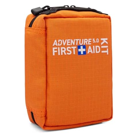 Adventure 5.0 First Aid Kit, Water Repellant Shell – First Aid Kit for Camping, Hiking, Outdoor Sports, Adventure, Travel, Biking – 130 Piece Adventure Essentials Kit Cover