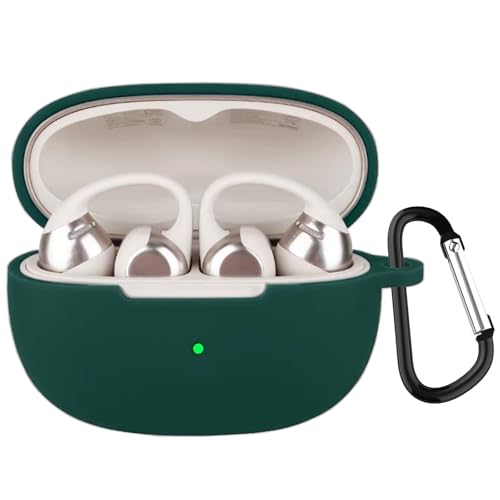 For Shokz opendots one �P�[�X�yDKEYIT�z�V���R�[���P�[�X Shokz opendots one �ی�J�o�[ �����[�d�\ �S�ʕی� �h�� �h�o �y�� �J���r�i�t�������h�~ �L�Y�h�~ �ϏՌ� (�O���[��)