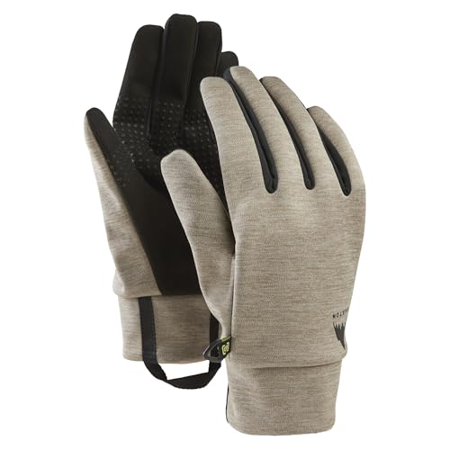 Burton Men's Touch N Go Glove Liners, Summit Taupe Heather, Medium