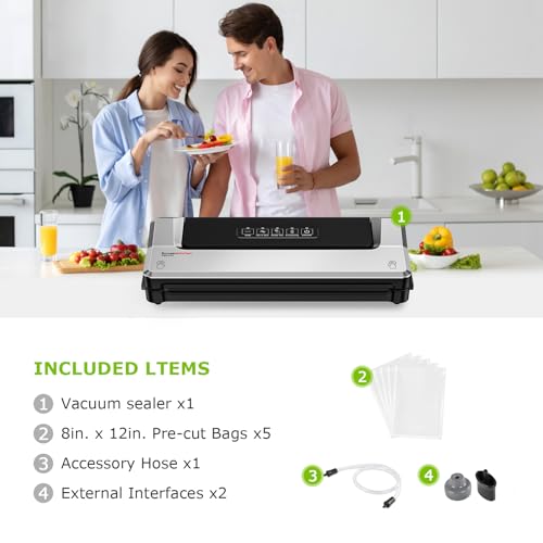 53% Off Bonsenkitchen Vacuum Sealer Machine with Code ZMZJQ4BS - Image 3