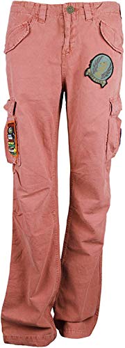Men's Dylan Cargo Brick Pants with Assorted Patches Red (33)2