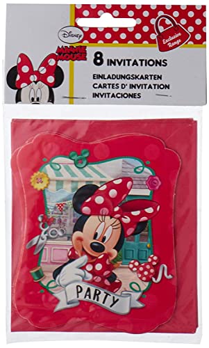 Minnie Mouse – 8 cartes d'invitation