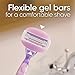 Gillette Venus ComfortGlide Freesia Women's Razor Refills, 4 Refills