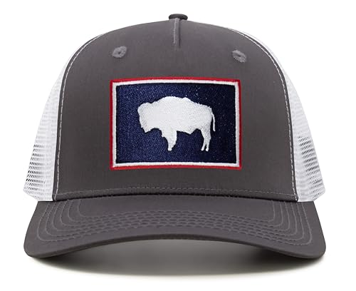 Image of International Tie State Hat for Men and Women, Adjustable Snapback Trucker Baseball Cap with Embroidered Patch