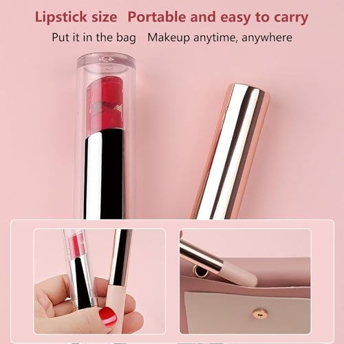 YECIRALA 2 pcs Ombre Silicone Nail Brush Tools Reusable Silicone Nail Chrome Applicator Pink And Black Nail Art Silicone Brushes Lip Brush For Ombre Gel Nails French Nail Art Designs Stamper Tools - Image 6