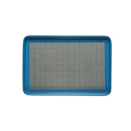 Casaware 3Pc Ultimate Commercial Weight 15 X 10 X 1-Inch Cookie Sheet/Cooling Grid/Silicone Mat Bakeware Set (Blue Granite) #TOP7