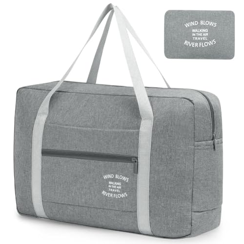 Flintronic Reisetasche, Groß Reisetasche, Faltbare Sporttasche, Sport Duffel Bag Damen, wasserdichte Handgepäcktasche, Leichte Krankenhaustasche, Kabinentasche für Sport und Reisen