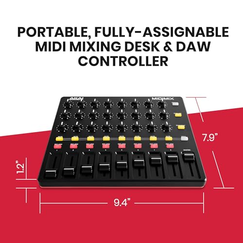 image for Akai Professional MIDImix - USB MIDI Controller Mixer with Assignable 