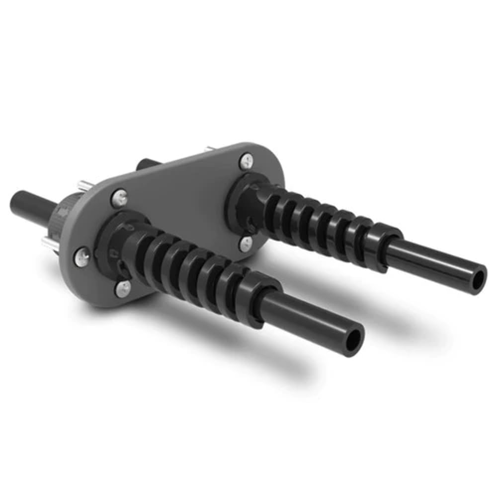 Dometic SeaStar HO7205 Dual Hose Bulkhead Fitting Kit w/Plastic Cover Plates