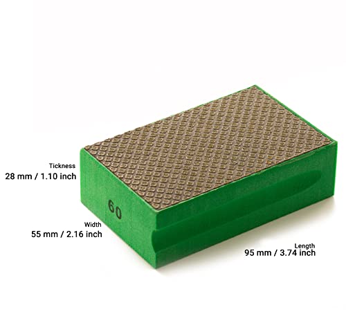 Glass-Polish-15003-Diamond-Hand-Pad-Hand-Held-Sanding-Block-for-Grinding-polishing-Sharp-Edges-Grit-60
