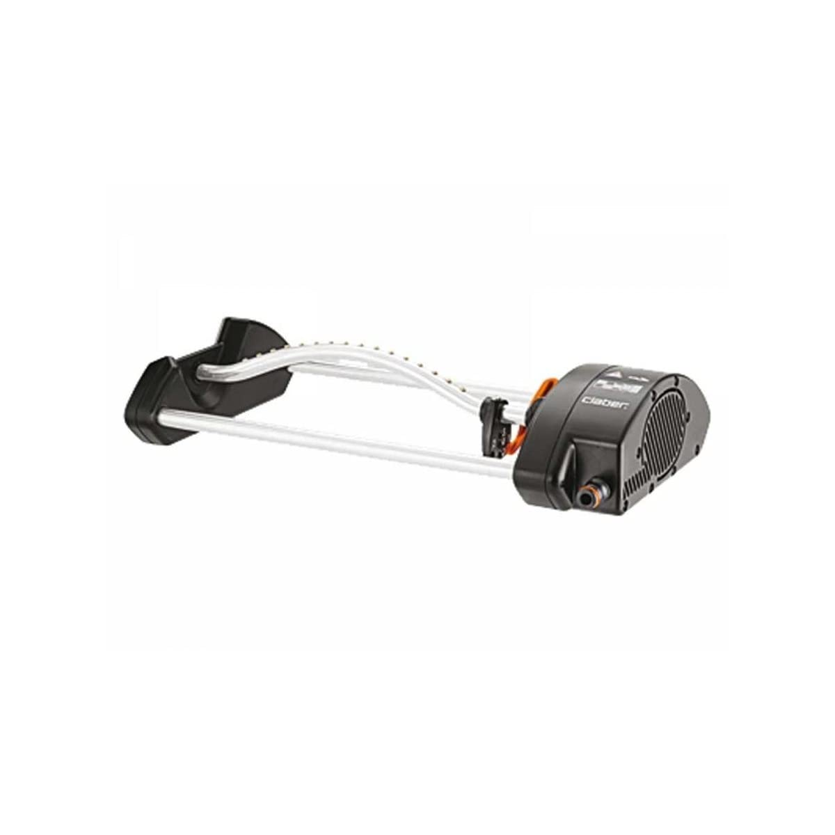 Claber 61893 8743 Compact Irrigatore Oscillante, 16 Fori, Nero | area bagnata 290 mt²
