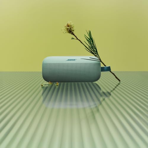 Image of Bose SoundLink Flex Bluetooth Speaker (2nd Gen) - Portable Outdoor Speaker with Hi-Fi Audio, Waterproof and Dustproof, USB-C, Up to 12 Hours Battery Life, Dewdrop Mint - Limited Edition Color