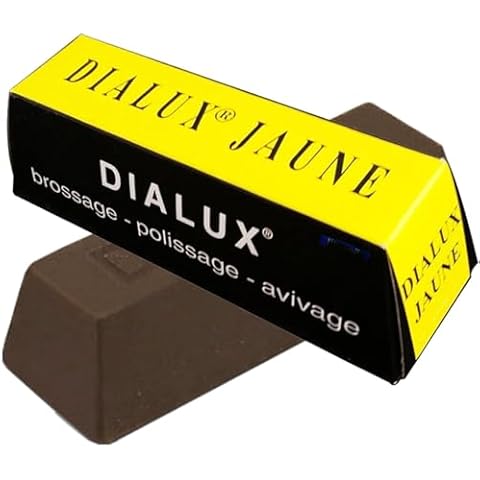 YELLOW DIALUX JAUNE YELLOW METALS POLISHING COMPOUND ROUGE BRASS COPPER POLISH (E 4) Cover