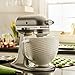 KitchenAid 5 Quart Ceramic Bowl for all KitchenAid 4.5-5 Quart Tilt-Head Stand Mixers KSM2CB5TLW, White Chocolate Textured