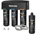 Waterdrop WD-TSA-UF and 10UF Under Sink Water Filter, Replacement for Waterdrop TSA-UF 3-Stage Ultra-Filtration Under Sink Water Filter System, 1 Pack-Bundle