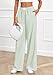 PRETTYGARDEN Womens Wide Leg Striped Pants 2026 Fall Casual High Waisted Baggy Palazzo Lounge Trousers Spring Fashion Bottoms (Light Green,X-Small)