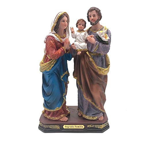 Imagem da Sagrada Familia Resina 20 cm