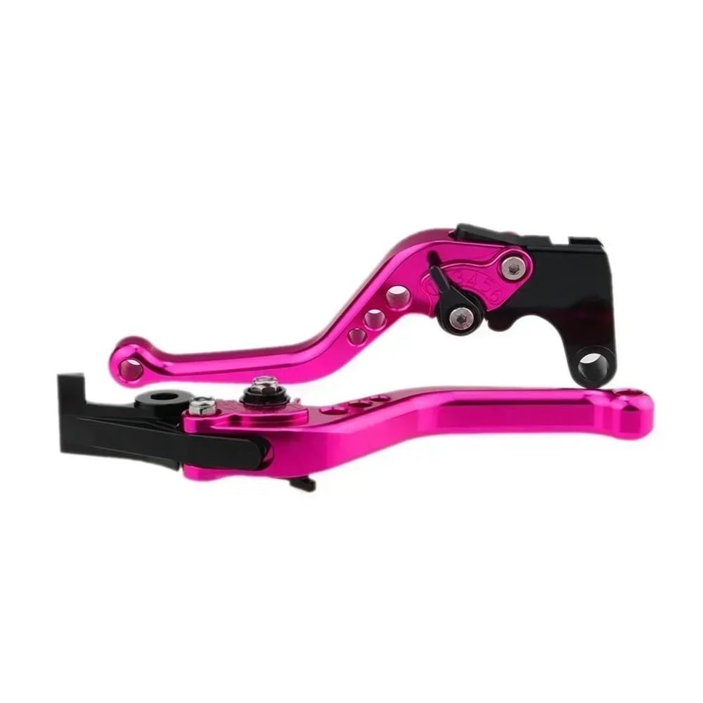 FVCMNJDGE Brake Clutch Set Lever Short Motorcycle 7/8" 22mm Adjustable Brake Clutch Levers for Suz&uki GSXR600 GSXR750 2004-2005