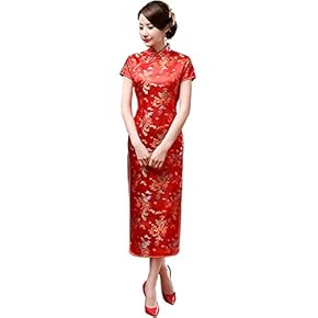 超美品★インド民族衣装ランガードレス 半袖 濃茶色ネット素材 豪華絢爛 上質 インドサラサの店 / ランガードレス
