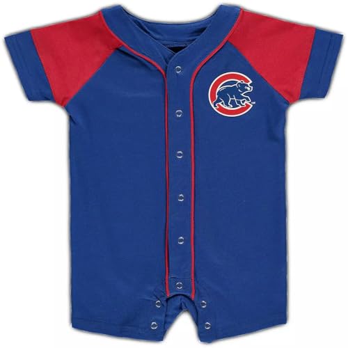 Image of Outerstuff MLB Unisex-Baby Newborn & Infants 0-24 Months Little Slugger Creeper Bodysuit Romper
