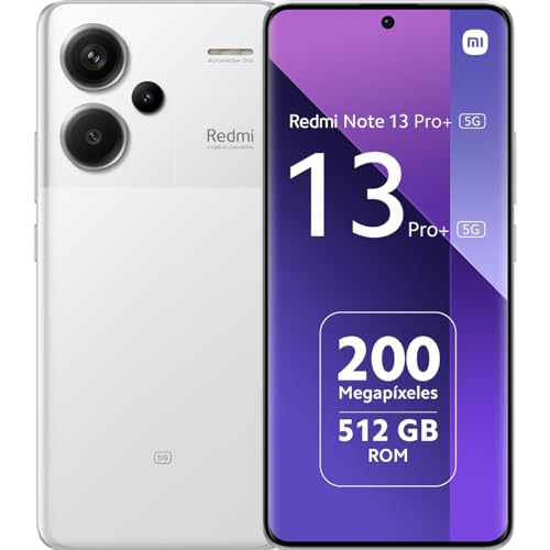 Xiaomi Redmi Note 13 Pro 5g - Smartphone De 12 512 Gb, Pantalla De 6,67 Amoled 1.5k 120hz, Mediatek Dimensity 7200 Ultra, Triple Cámara De Hasta 200mp, Hypercharge 120w, Blanco Versión Es Xiaomi Redmi Note 13 Pro 5g - Smartphone De 12 512 Gb, Pantalla De 6,67 Amoled 1.5k 120hz, Mediatek Dimensity 7200 Ultra, Triple Cámara De Hasta 200mp, Hypercharge 120w, Blanco Versión Es