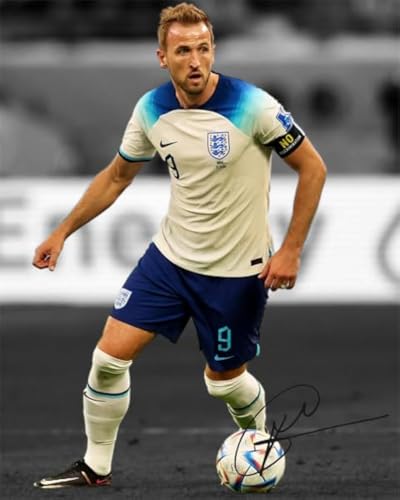 Ikonic Fotohaus Harry Kane Signed Photo Autograph Print Wall Art Home Decor