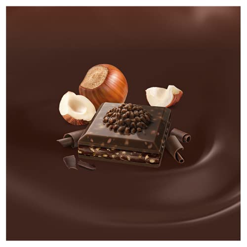 Ferrero Rocher reep pure chocolade en hazelnoot, chocoladerepen, 55 procent pure chocolade met knapperige vulling van hazelnoot en cacao, (90 g) - Image 3