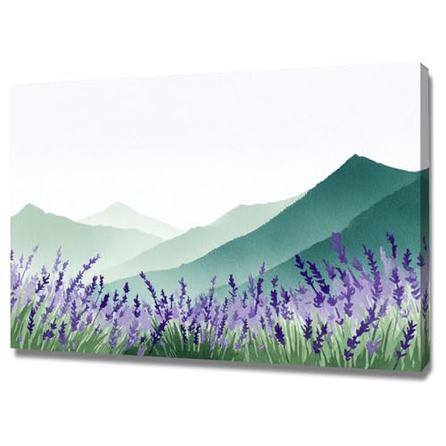 Affiche botanique vintage ZAMAEIU violette 30x50cm encadrée aux finitions soignées pour séjour