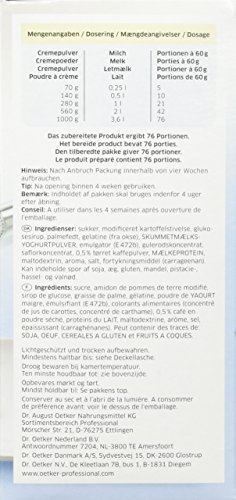 Dr. Oetker Professional, Creme Tiramisu-Geschmack, Dessertpulver in 1 kg Packung, 1-39-204230