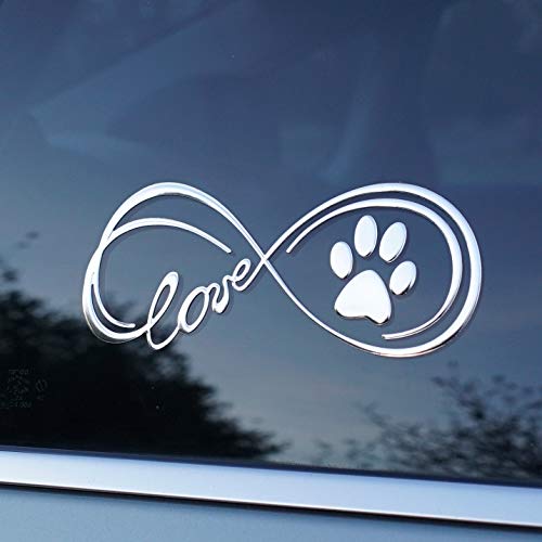 Image of 3D Infinity Paw Decal