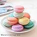 Coolrunner Macaron Case, Mini Macaron Box, Macaron Cute Pill Box, Colorful Macaron Jewelry Storage Box, Shape Storage Box Candy Cute Pill Organizer Case Container(8PCS)