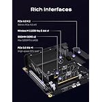 MINISFORUM 795S7 Barebone with Mini PC, AMD Ryzen 9 7945HX(16 C/32 T,up to 5.4GHz),PCIe 5.0X16,Triple Display USB-C/HDMI2.1/DP1.4,2.5G LAN Mini Computer,M.2 2230 Key E Slot,5xUSB Type-A(NO RAM/SSD/OS) - Image 6
