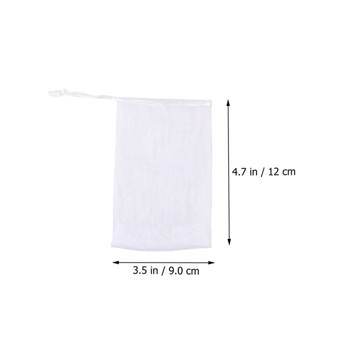 50Pcs Double Foaming Nets for Soap Body and Face Cleansing Durable and Convenient Shower Supply with Drawstring for Easy Hanging and Bubbles