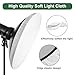 22 Inch/55 cm Beauty Dish Diffuser Sock, Soft White Lamp Shade Diffuser, Light Diffusers Cover for Studio Strobe Reflectors Ring Light Flash Standard Reflector Video Shooting(2 Pcs)